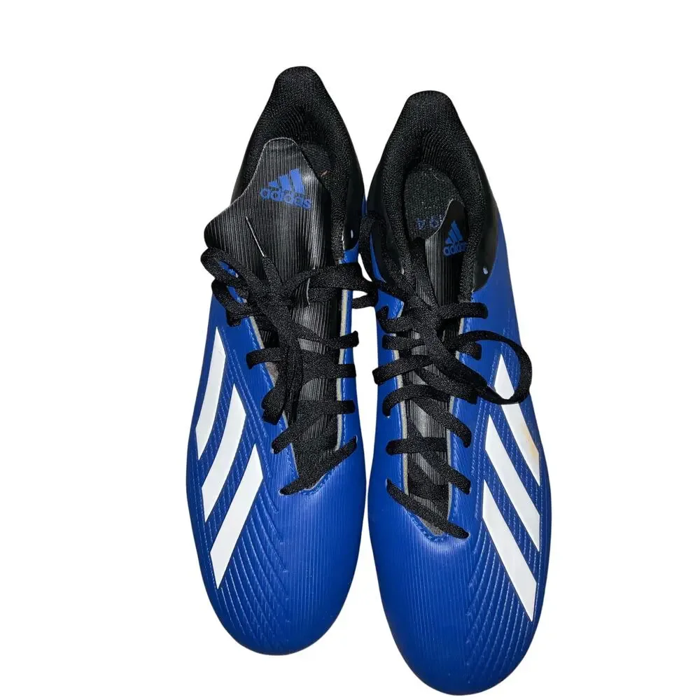 Adidas X 19.4 FXG Blue And White Cleats Size 13 Football Baseball Soccer